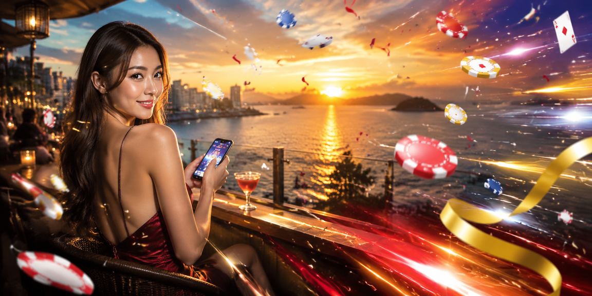 Suasana permainan poker malam di Kota Kinabalu bersama gt128